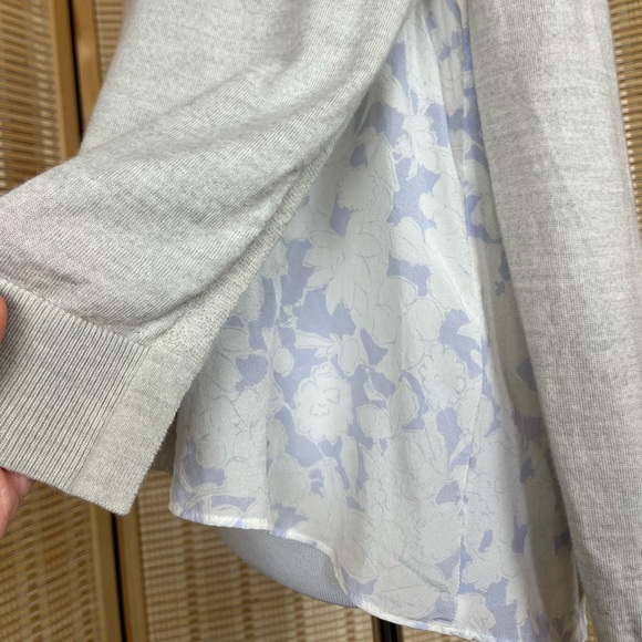 Club Monaco Floral Underlay Spring Sweater - Picture 6 of 10